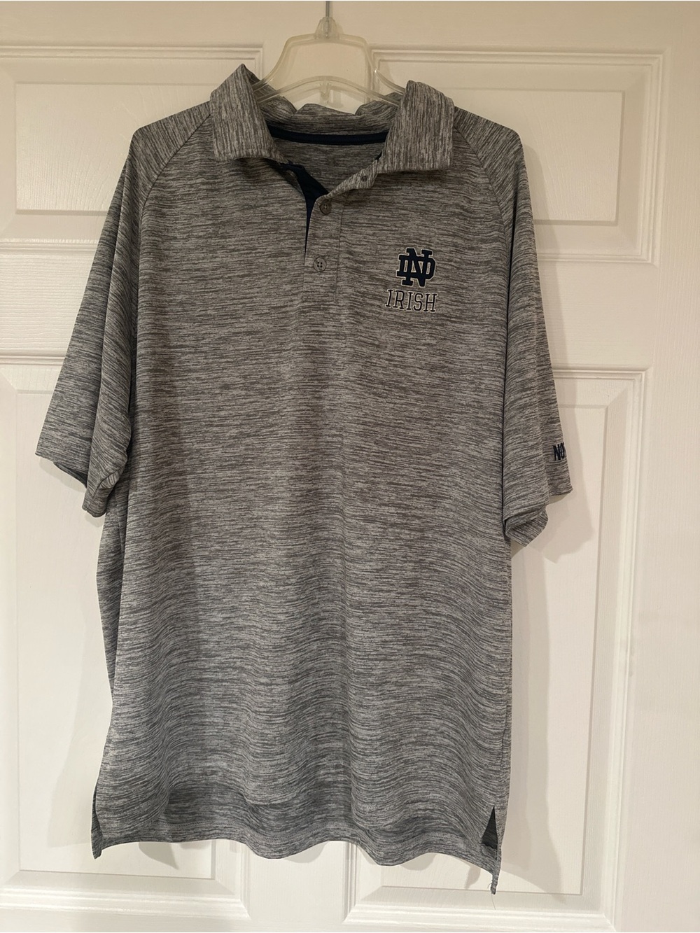 Notre Dame Gray Polo Shirt